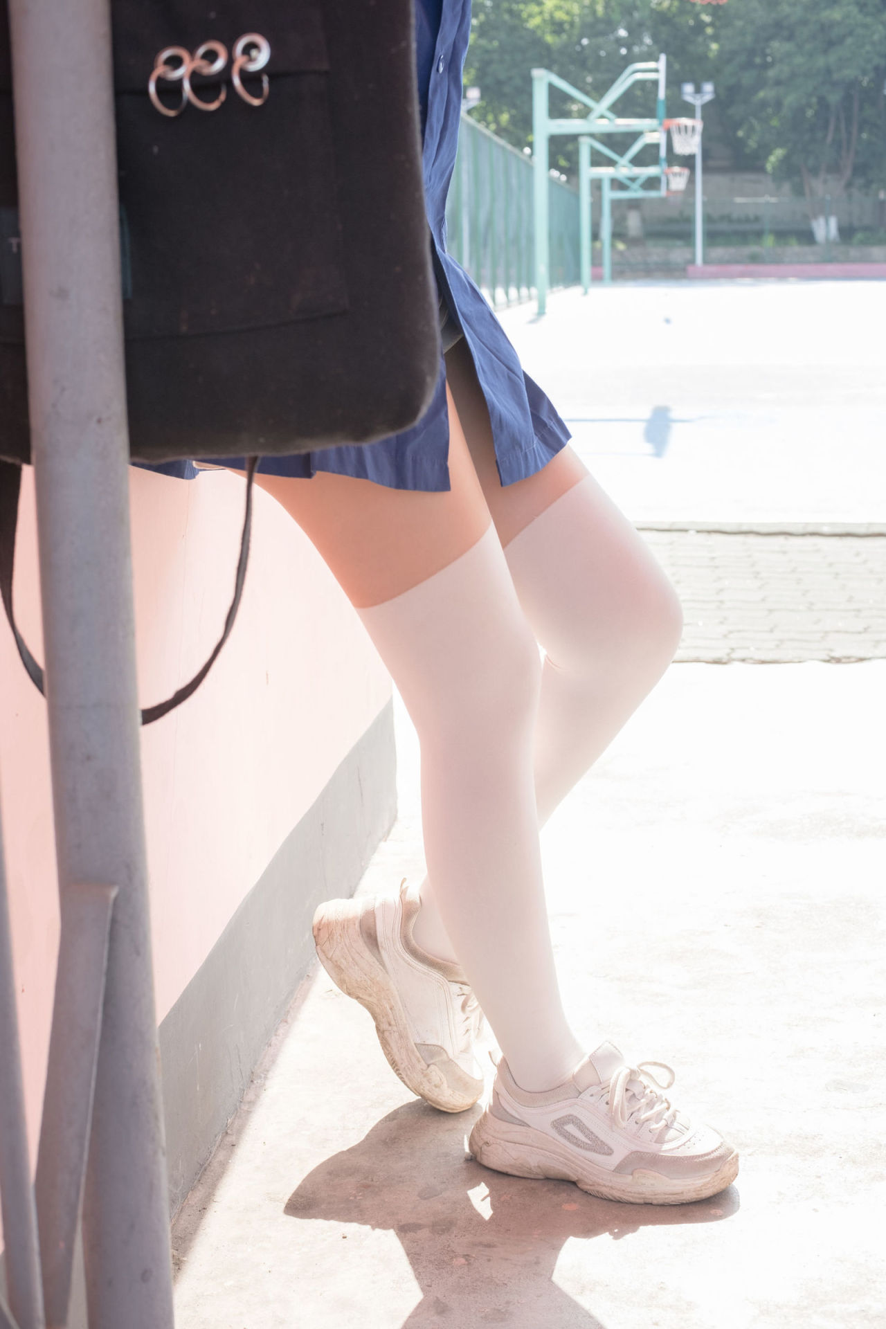 [森萝财团] BETA-018 JK白丝外拍 萝莉丝袜写真